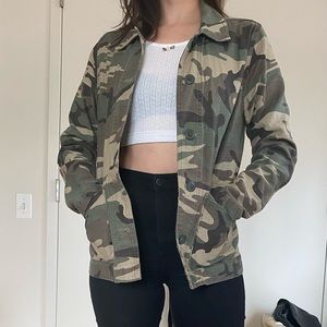 Levi’s camo army camouflage workwear chore jacket punk military